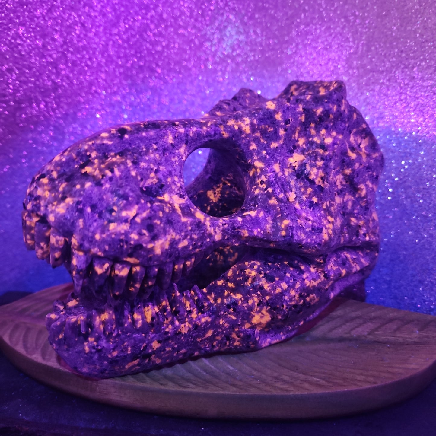 3.41lb Yooperlite T-Rex Skull
