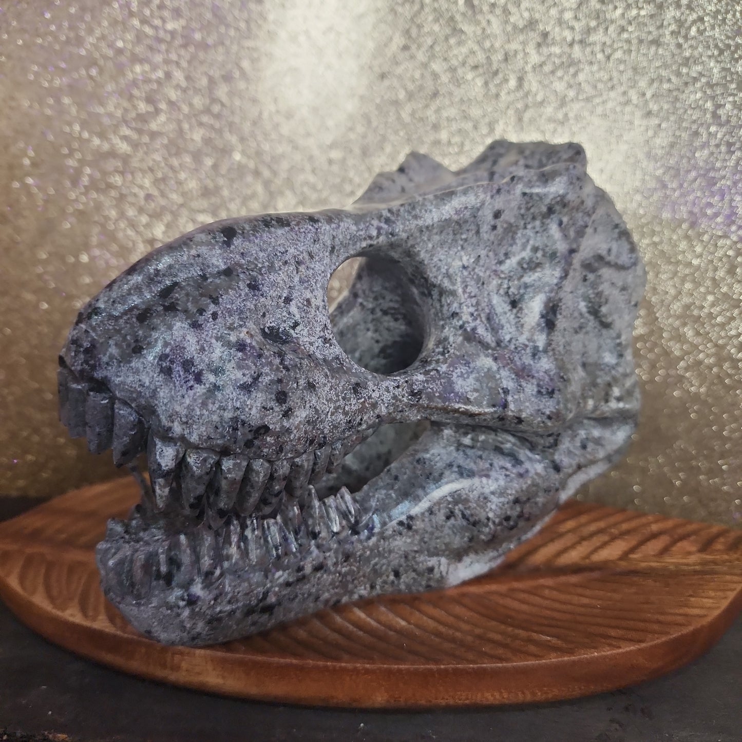 3.41lb Yooperlite T-Rex Skull