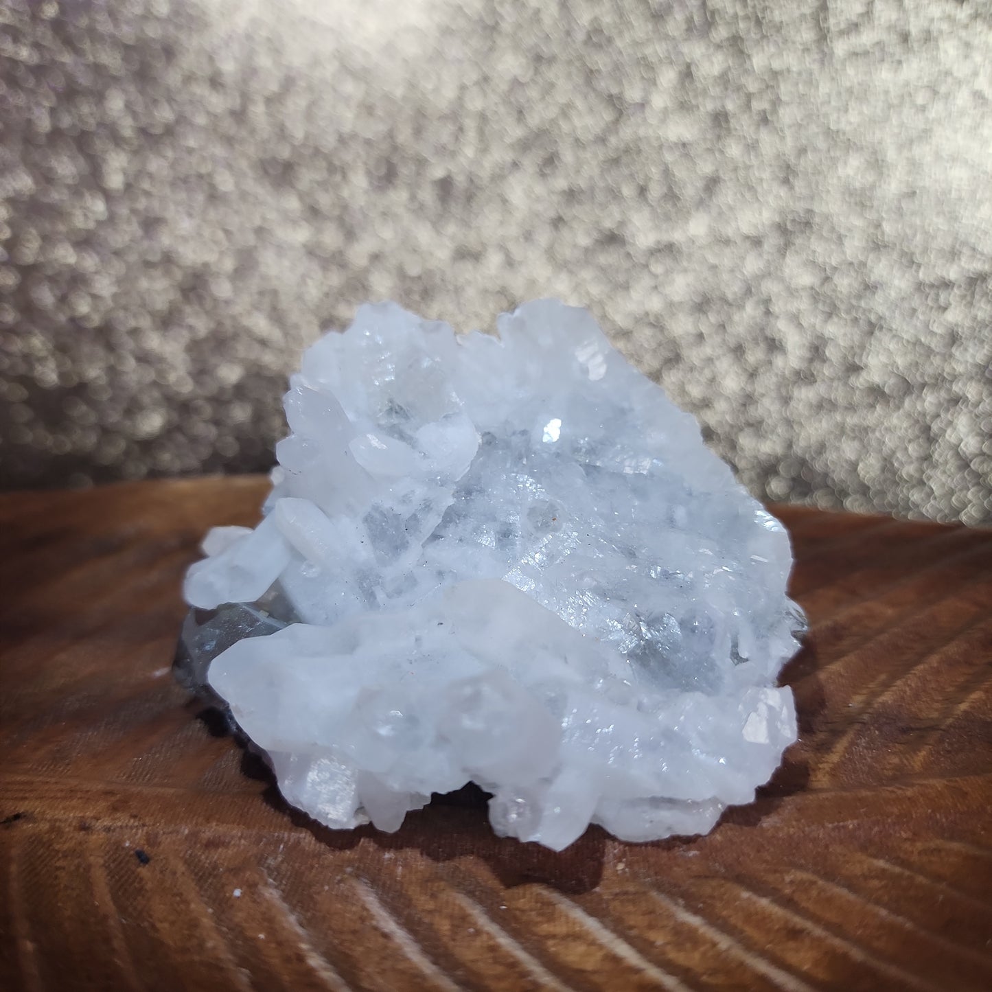 Clear Quartz Specimen w/ Pyrite