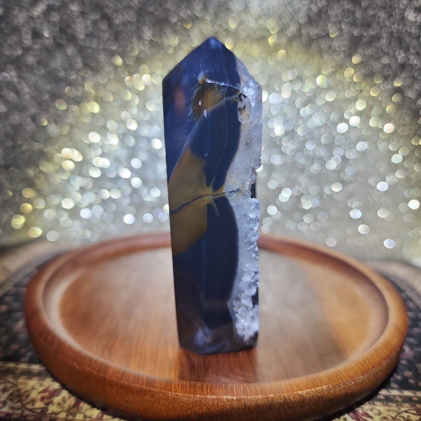 Druzy Agate Tower