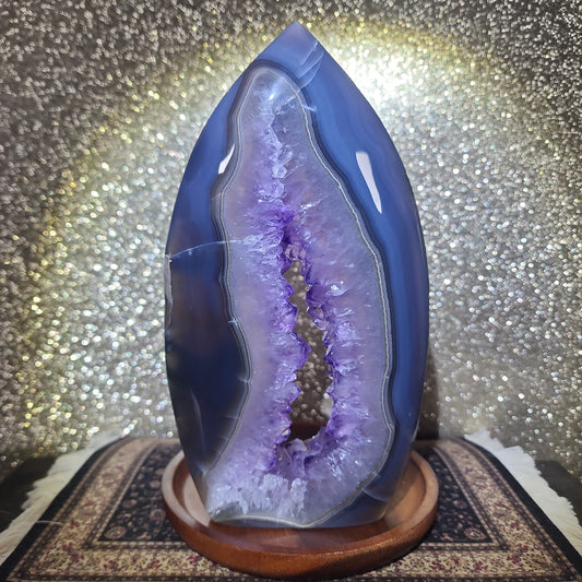 Agate Amethyst Spade