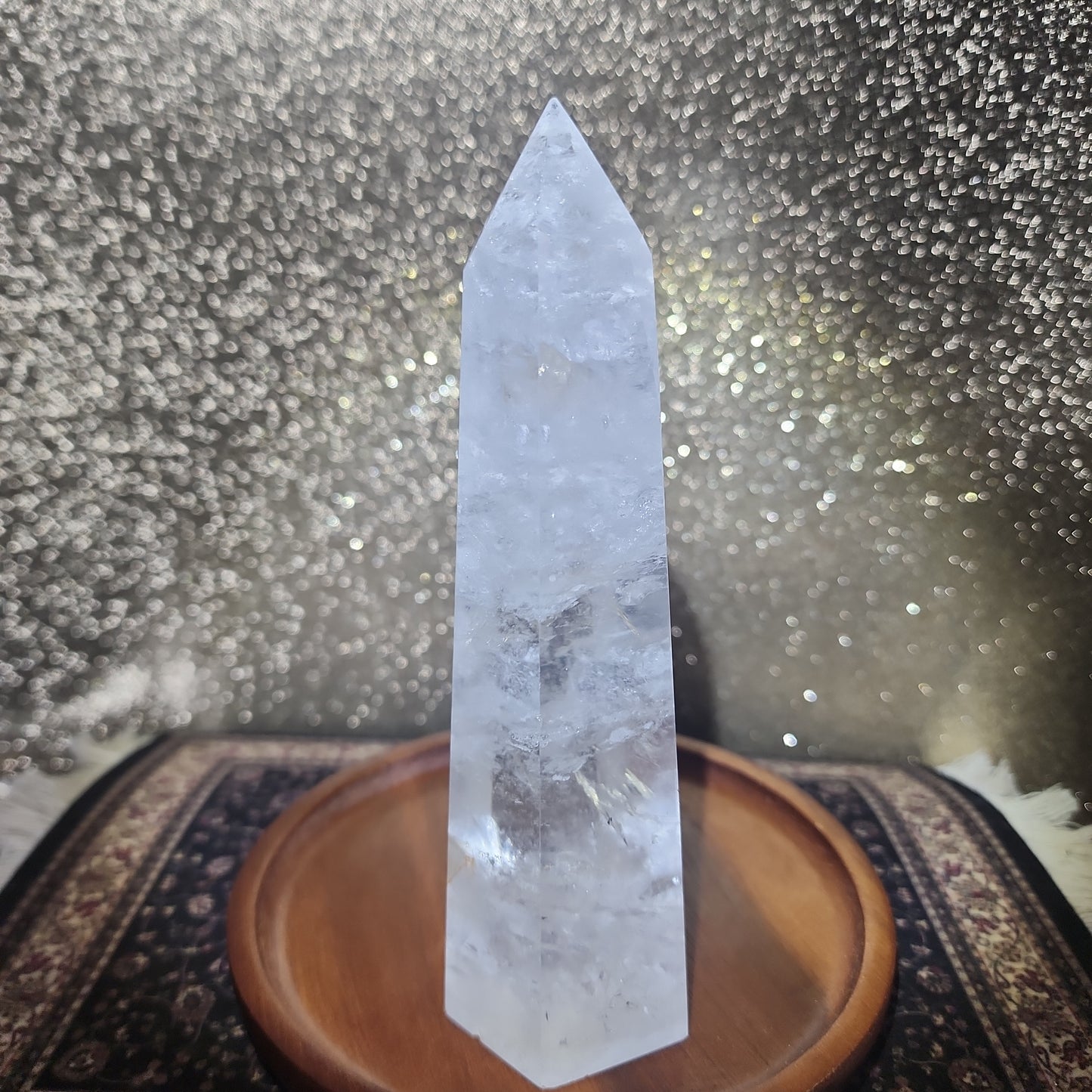 6in - Clear Quartz Tower