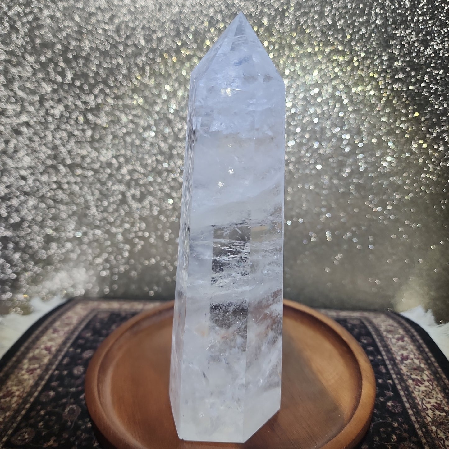 6in - Clear Quartz Tower