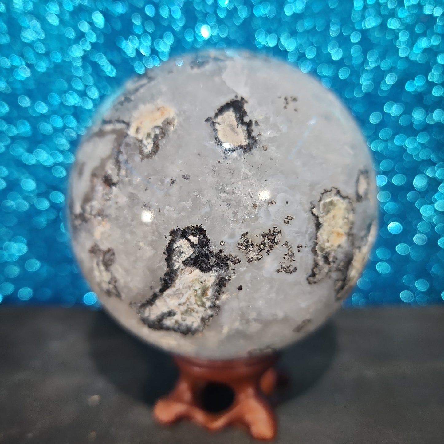 Druzy Agate Sphere