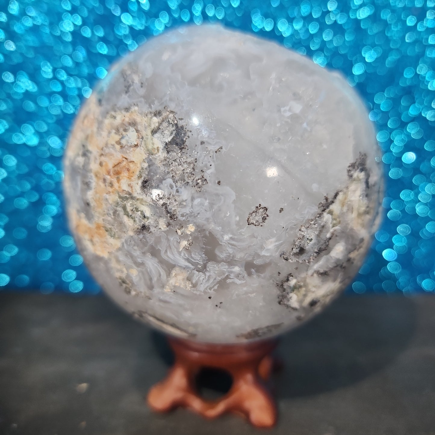 Druzy Agate Sphere