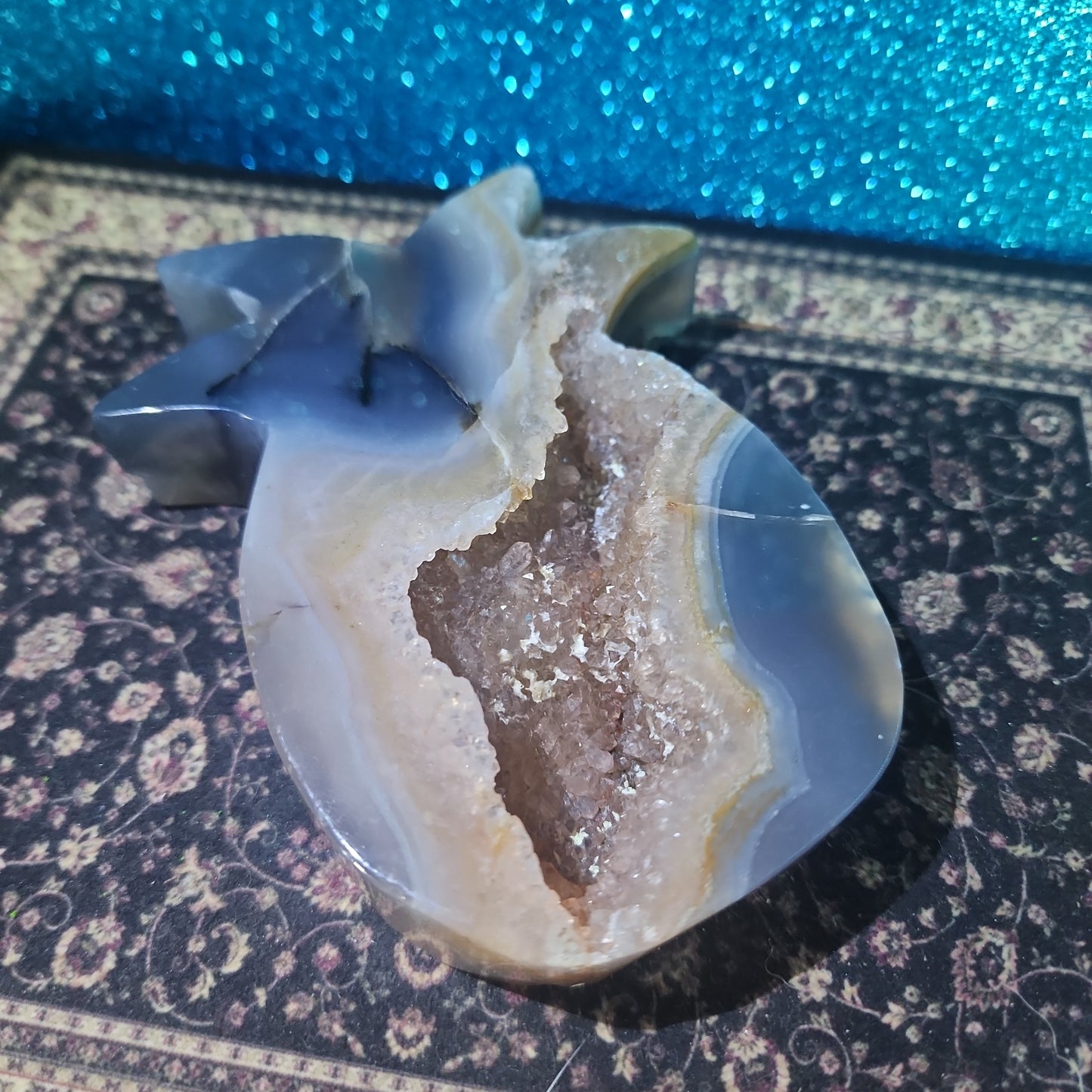 Agate Pineapple Carving