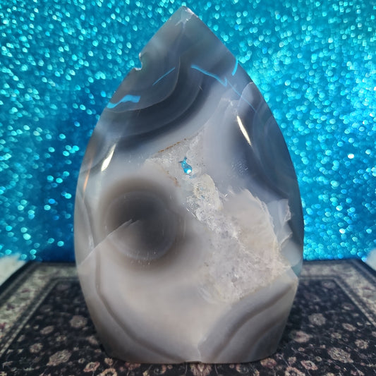 Agate Amethyst Spade