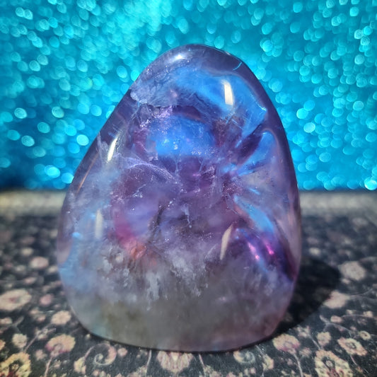 Fluorite Spider Carving