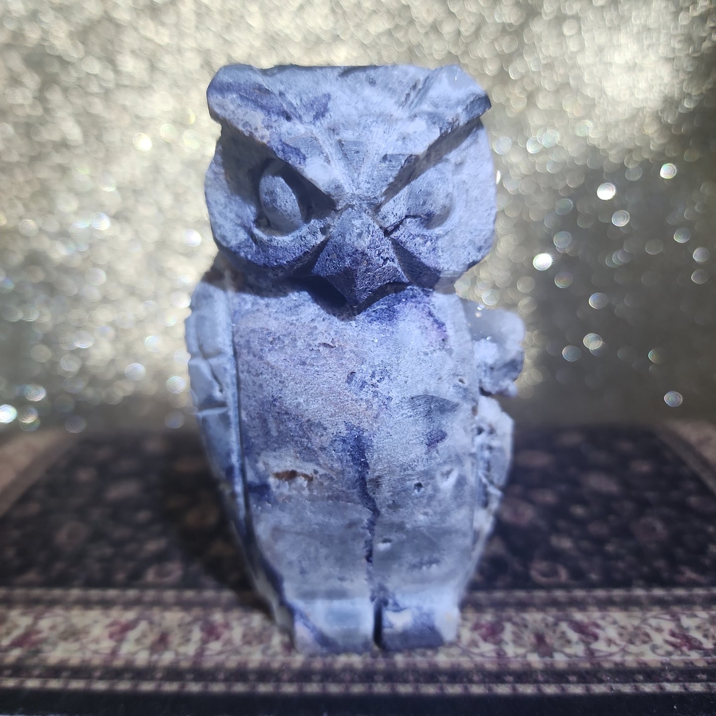 Sphalerite Druzy Owl