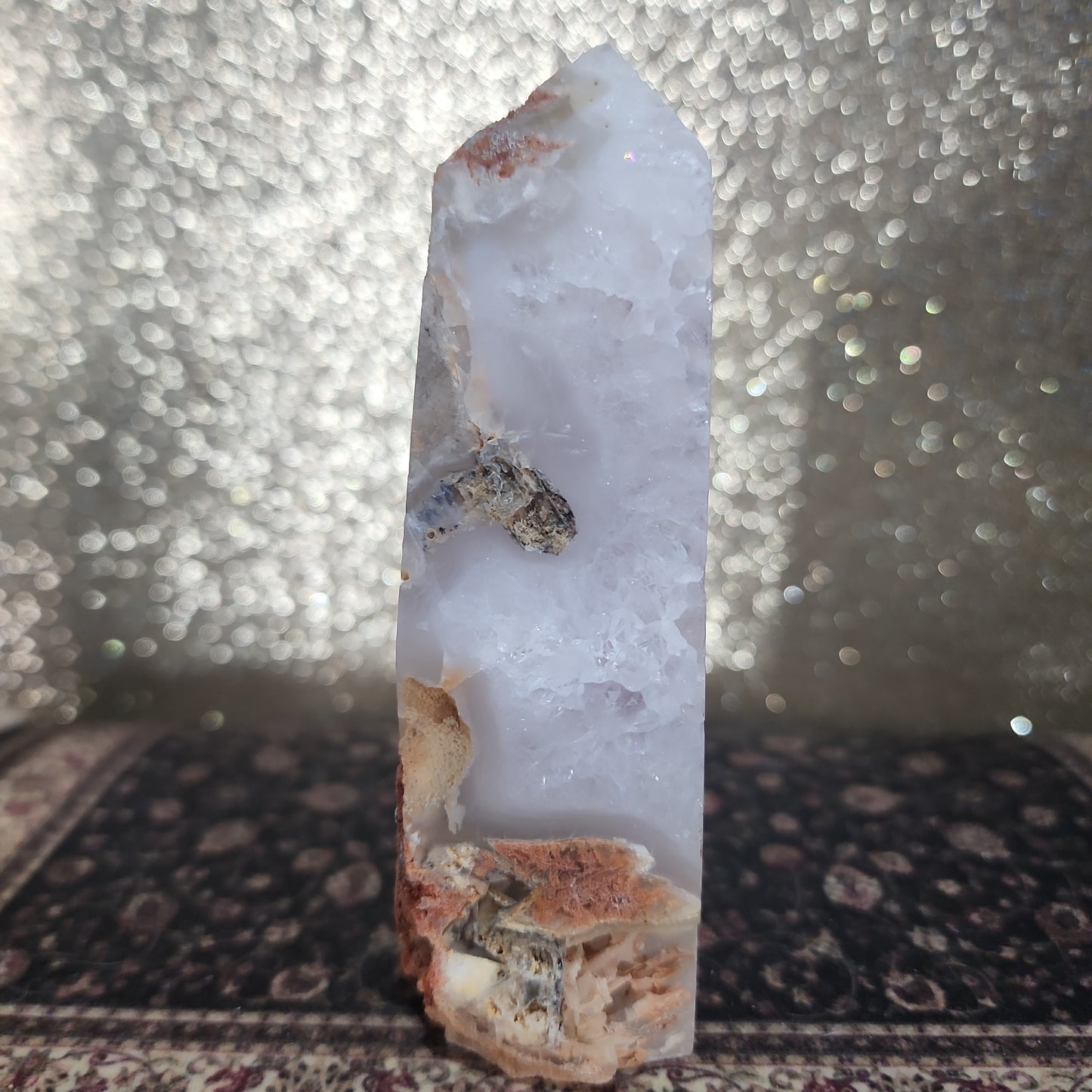 Light Amethyst Agate Tower