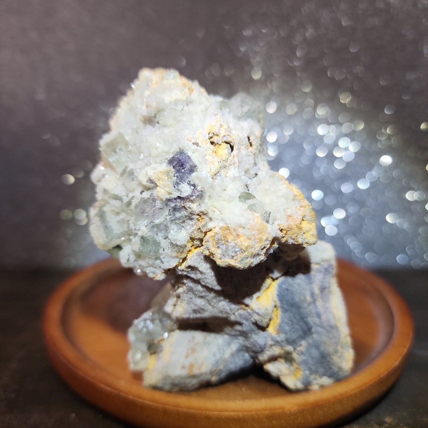 Sugar Druzy Xianghualing Fluorite