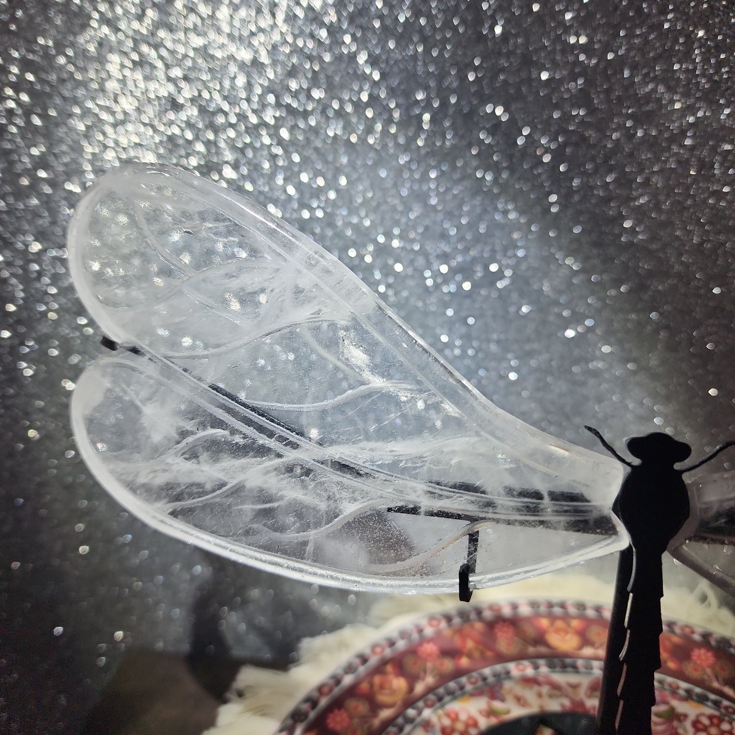 Clear Quartz Dragonfly Wings