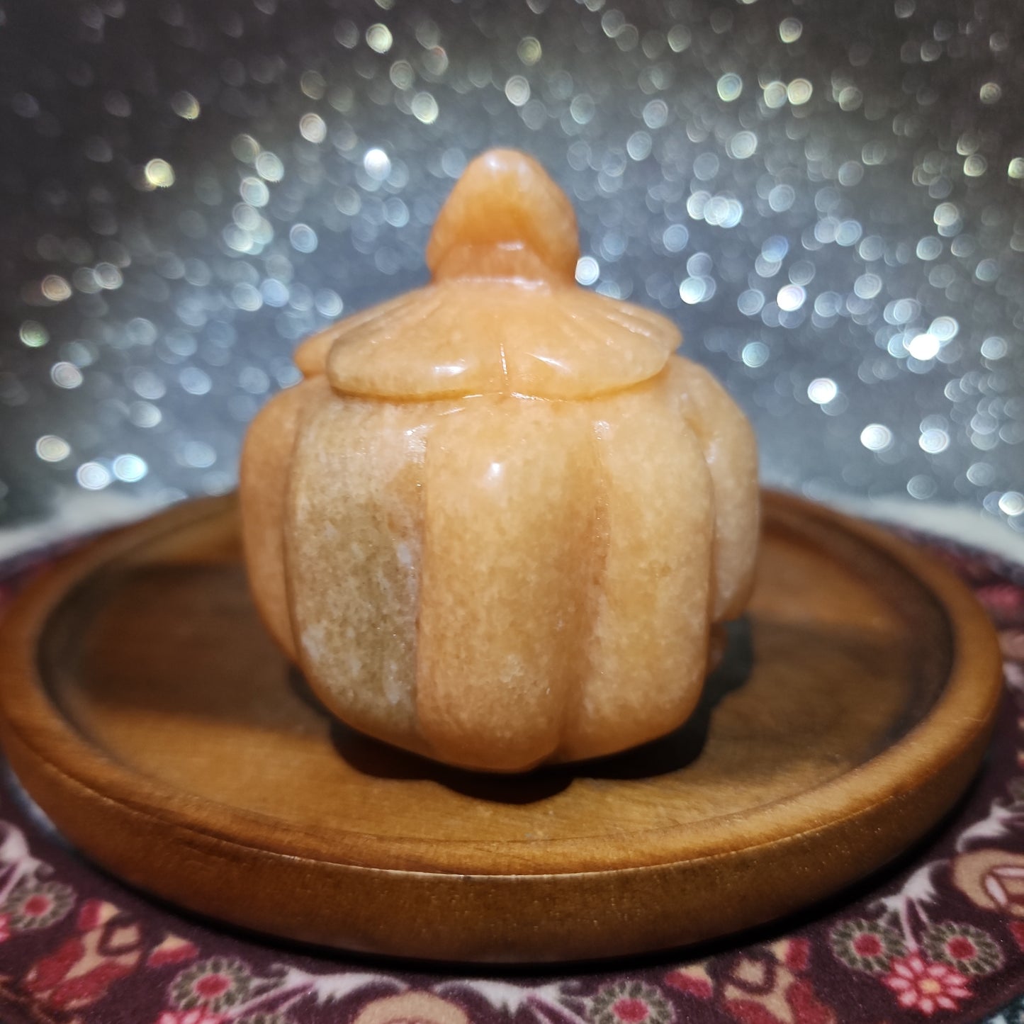 Orange Calcite Jack-o-latern Pumpkin Carving