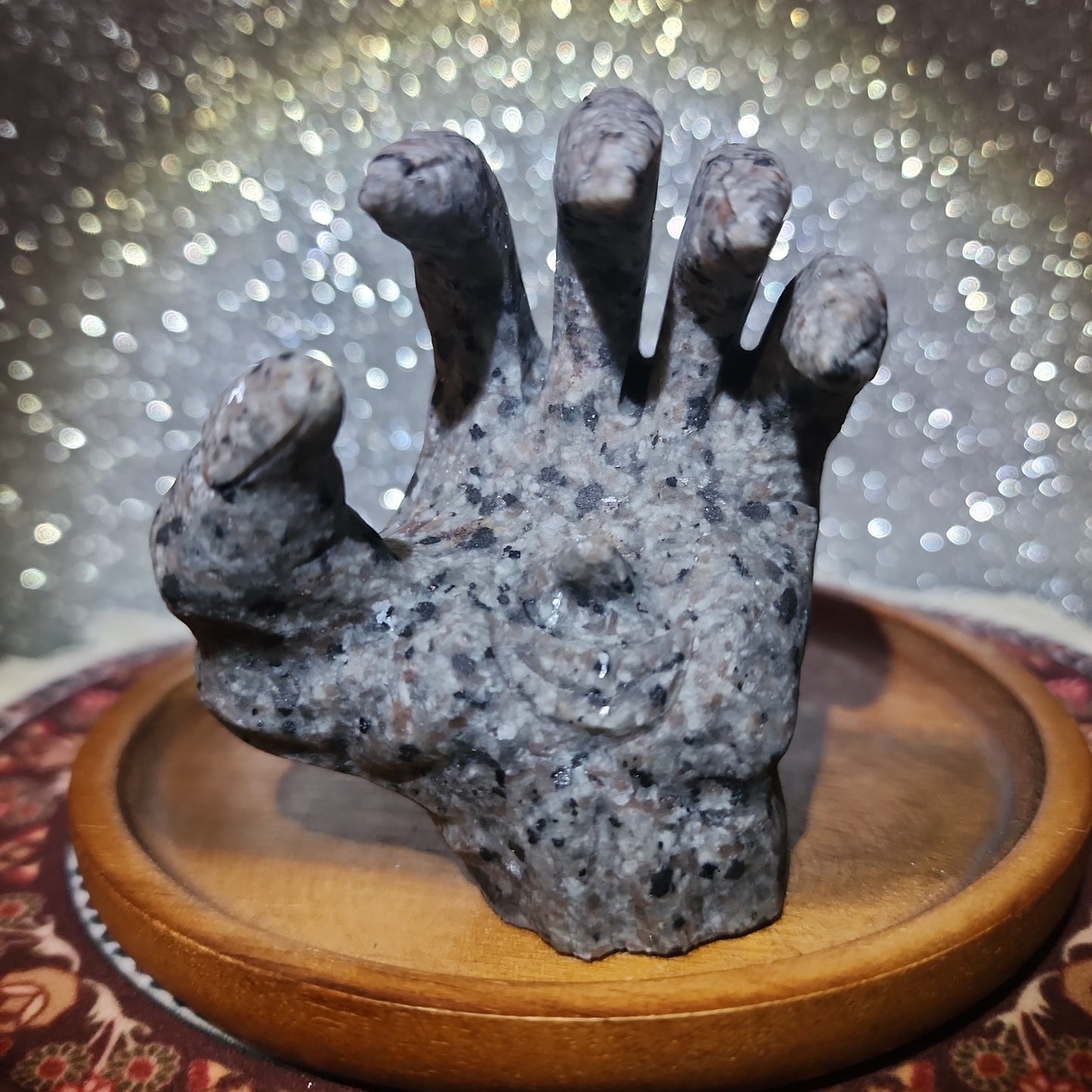 Yooperlite Creepy Hand Carving