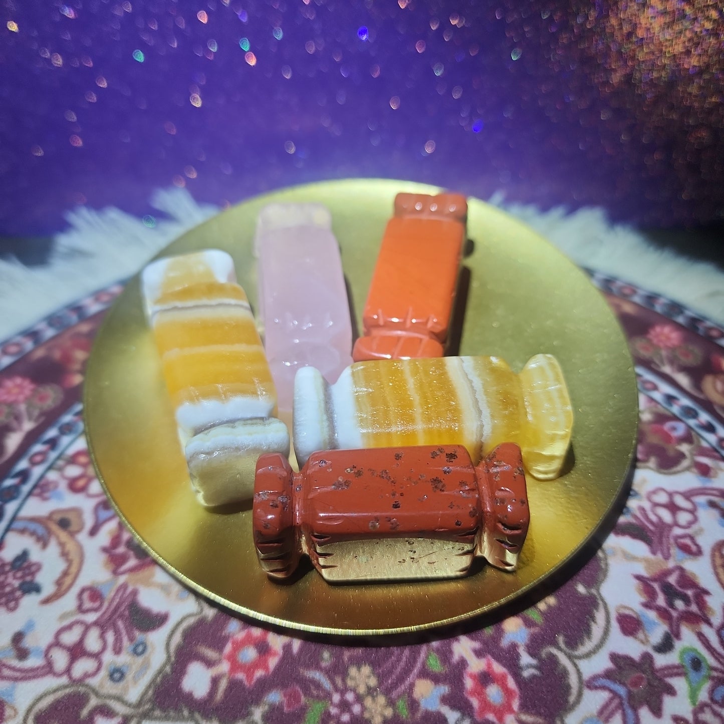 Crystal Halloween Candy Carving Piece