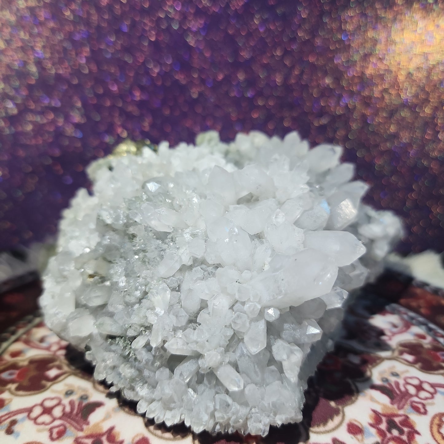 Pyrite Quartz Calcite Cluster Geode