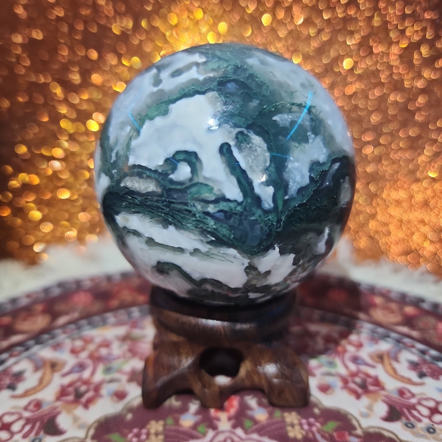 Moss Agate Sphere