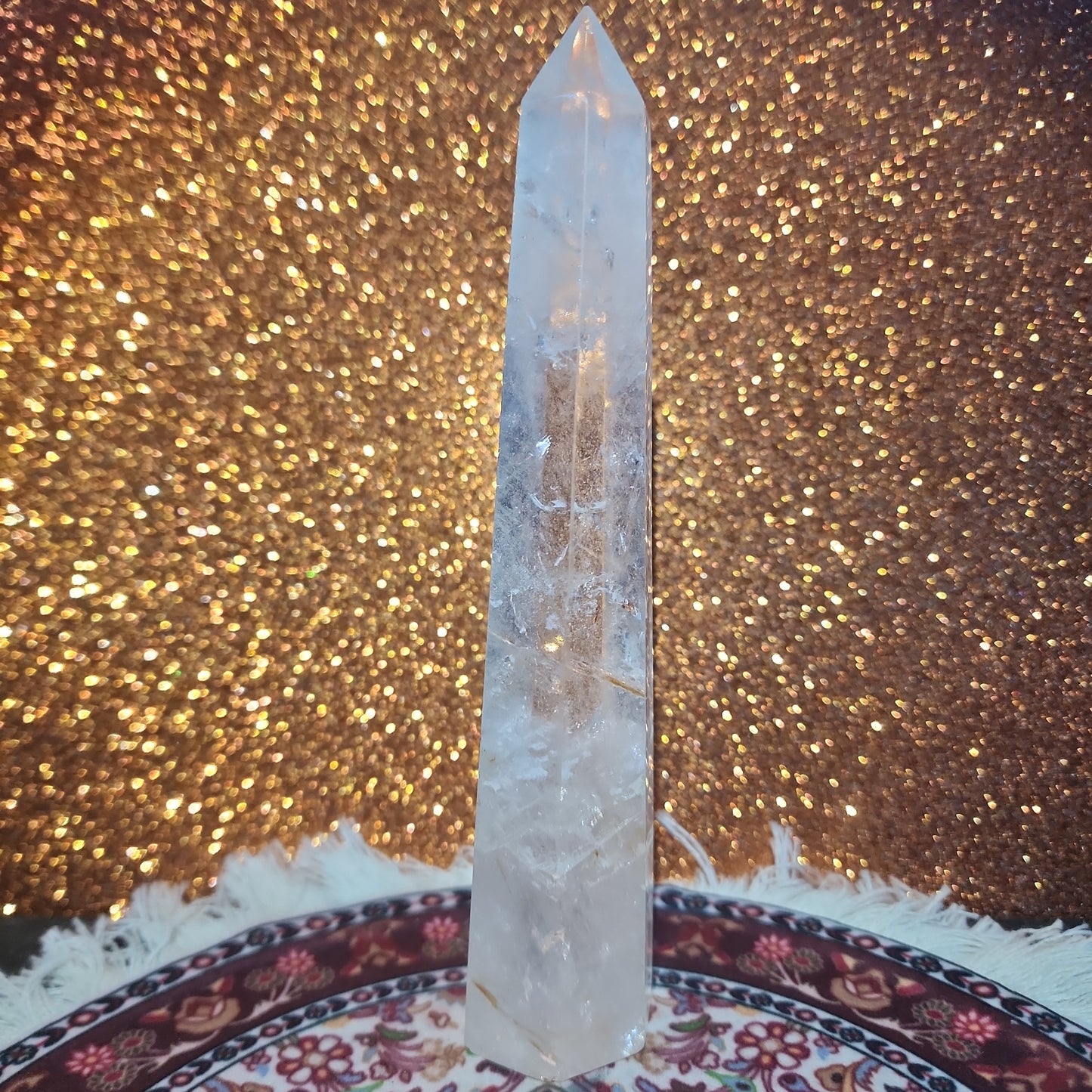 Clear Quartz Tower