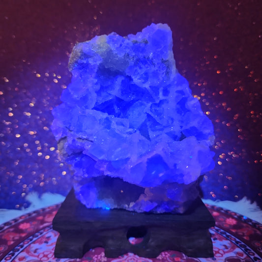 1.855lbs Sugar Druzy Xianghualing Fluorite