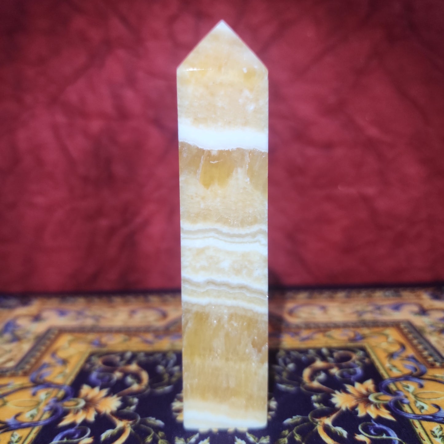 Honey Calcite Tower
