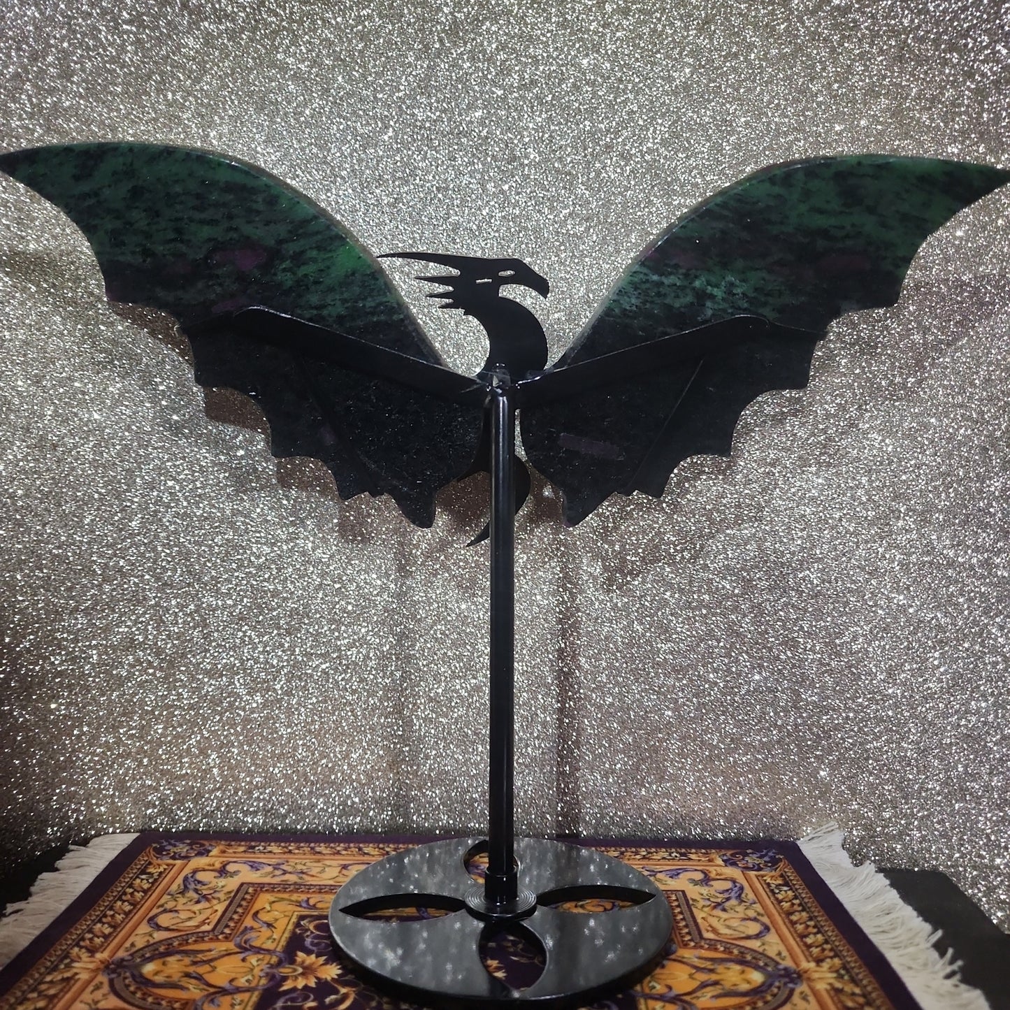 Ruby in Zoisite Dragon Wings
