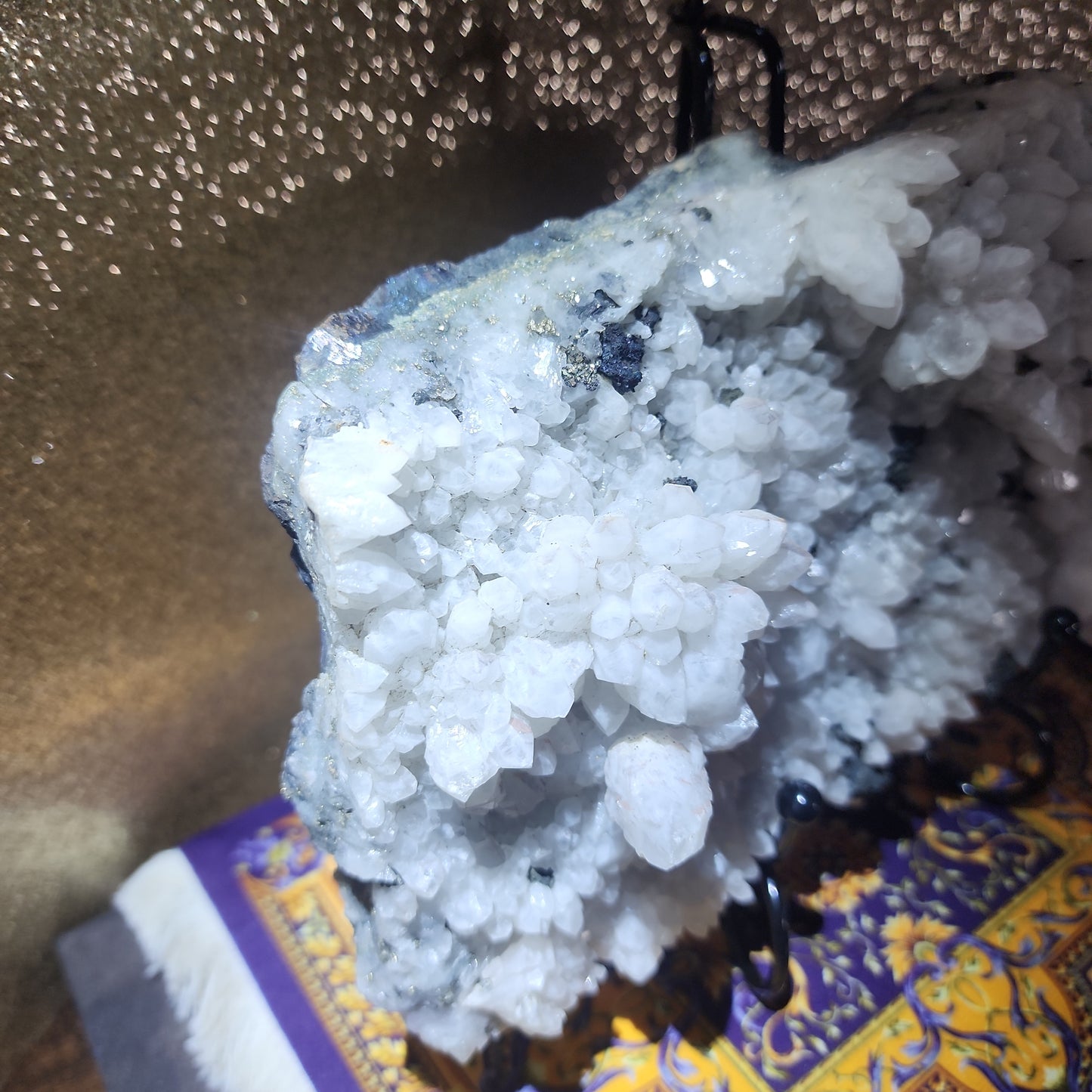 5.5lbs Calcite Specimen with Pyrite