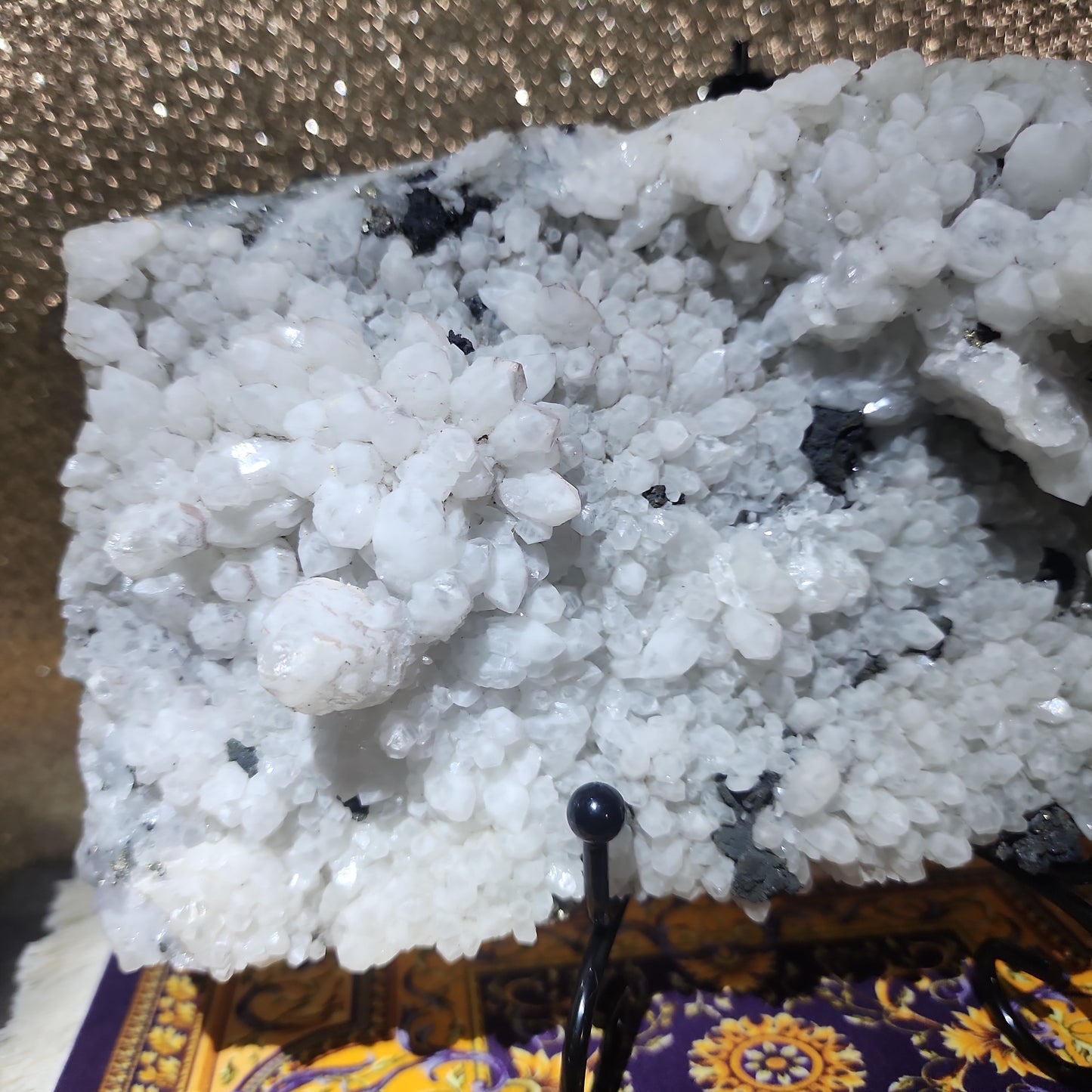 5.5lbs Calcite Specimen with Pyrite