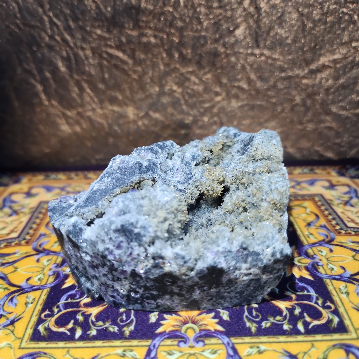 Sphalerite Heart with Fluorite