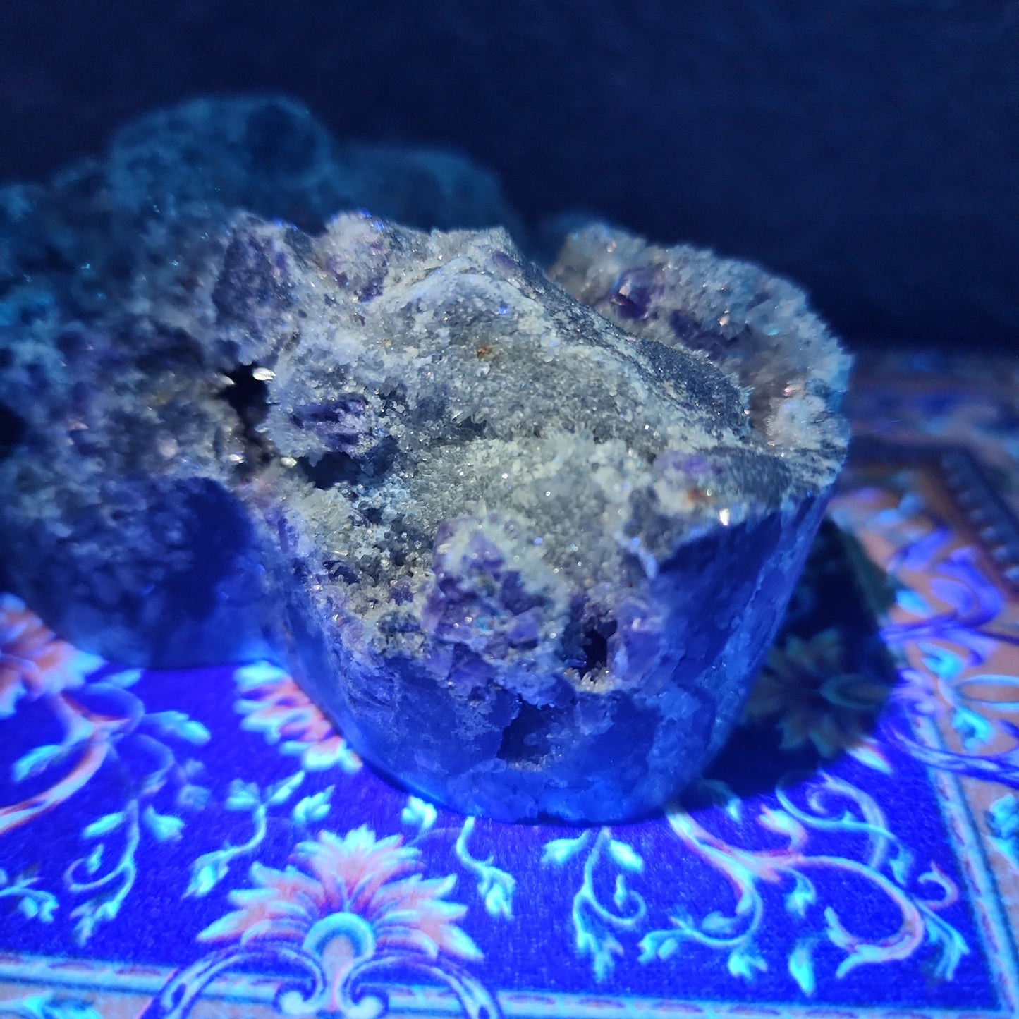 Sphalerite Heart with Fluorite