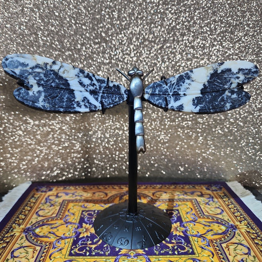 Zebra Marble Dragonfly Wings