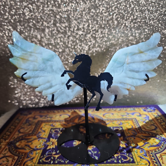 Flourite Unicorn Wings
