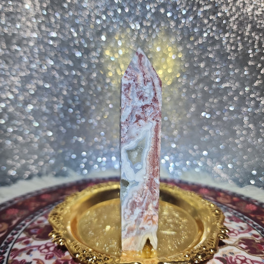 Crazy Lace Agate Tower