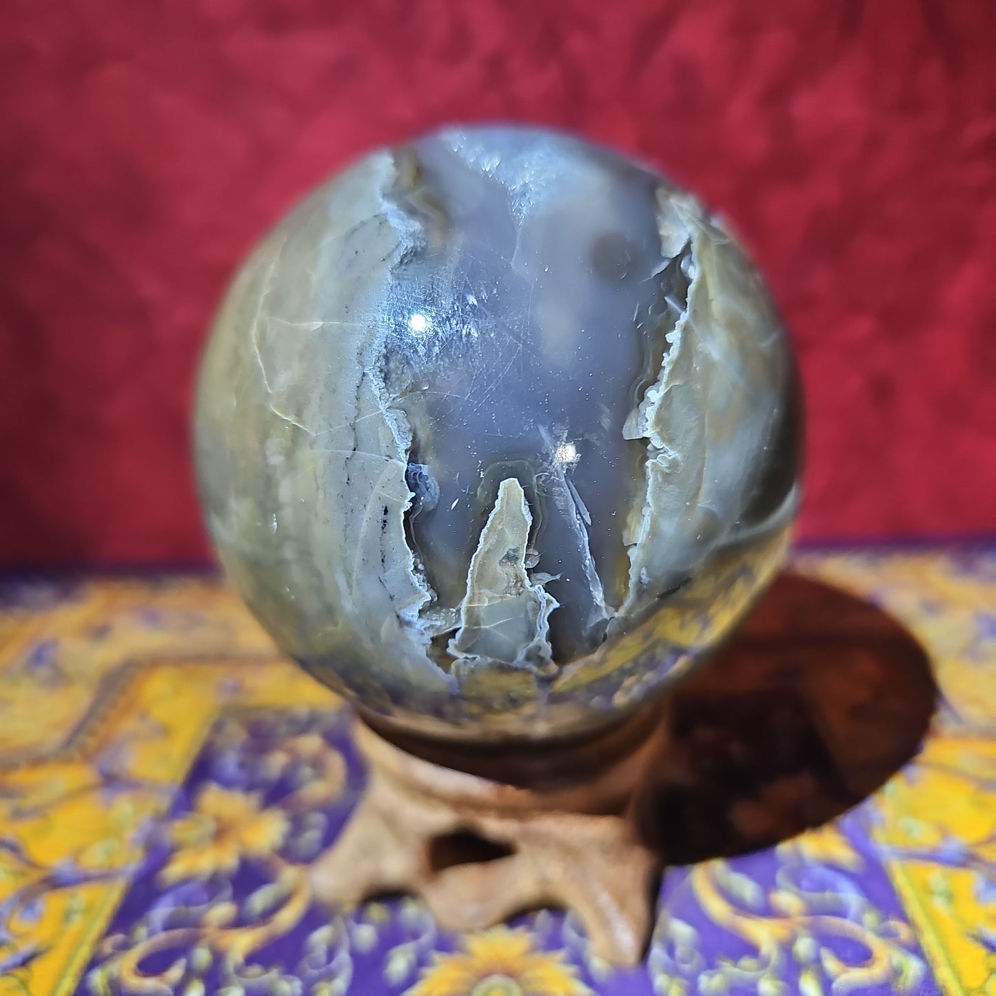 Volcanic Agate Sphere