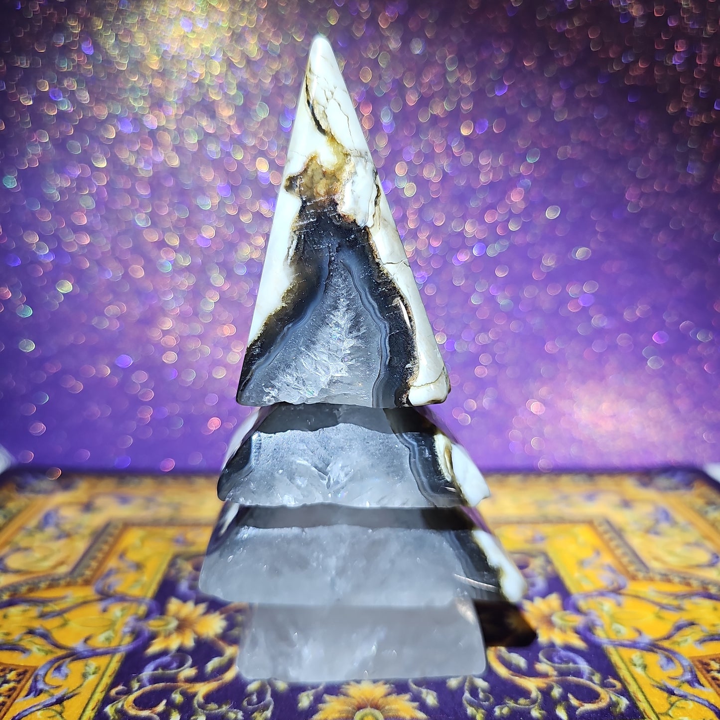 Volcanic Agate Tree Carving