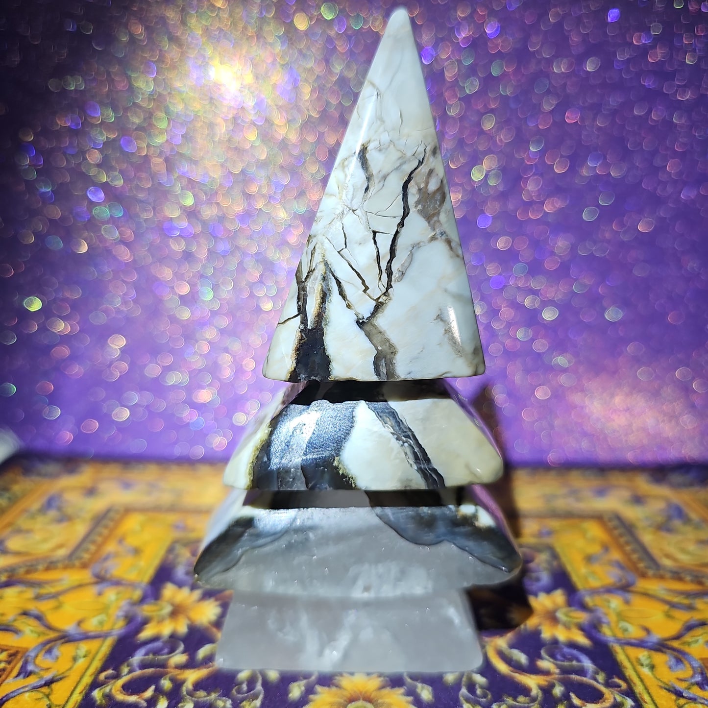 Volcanic Agate Tree Carving