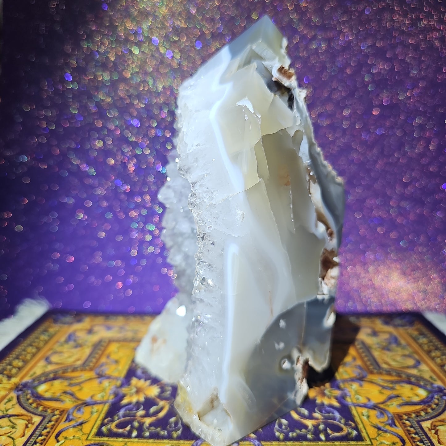 Orca Agate Quartz Tower