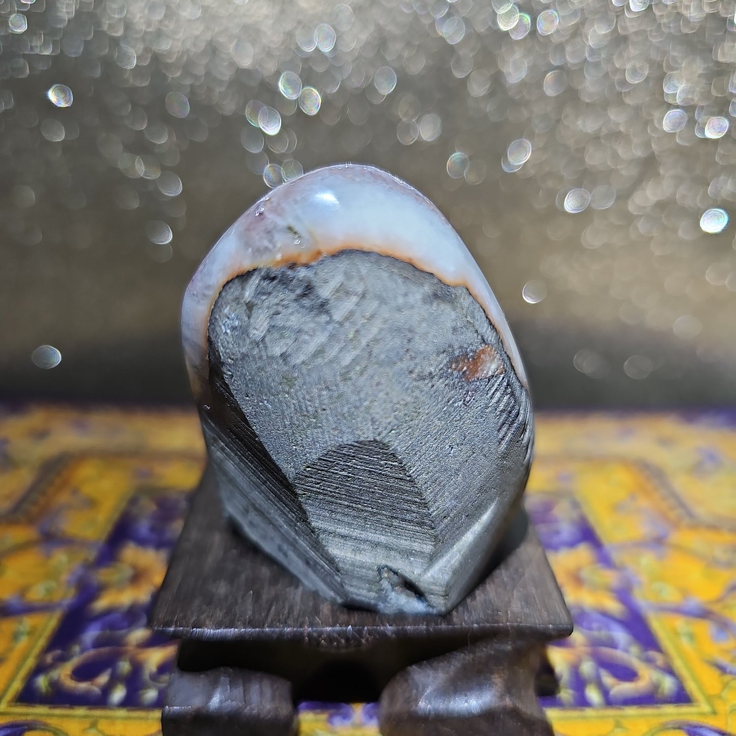 Amethyst Geode w/ Calcite