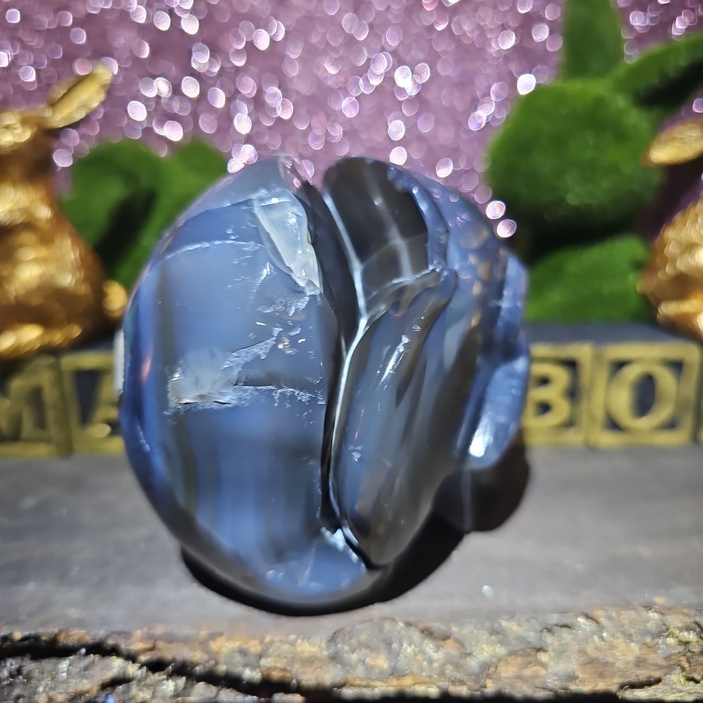 Volcanic Agate Skull