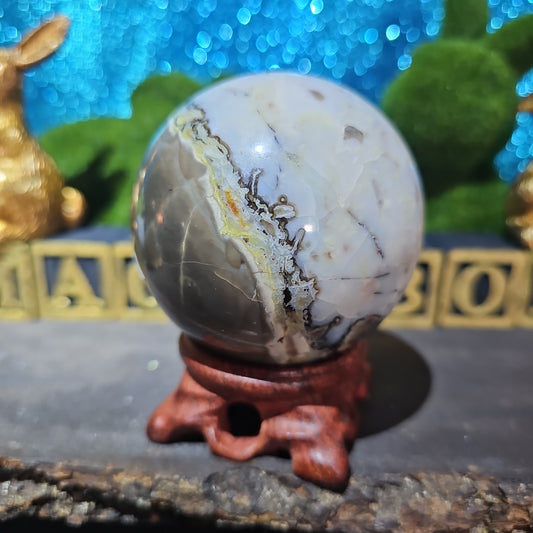 Volcanic Agate Sphere