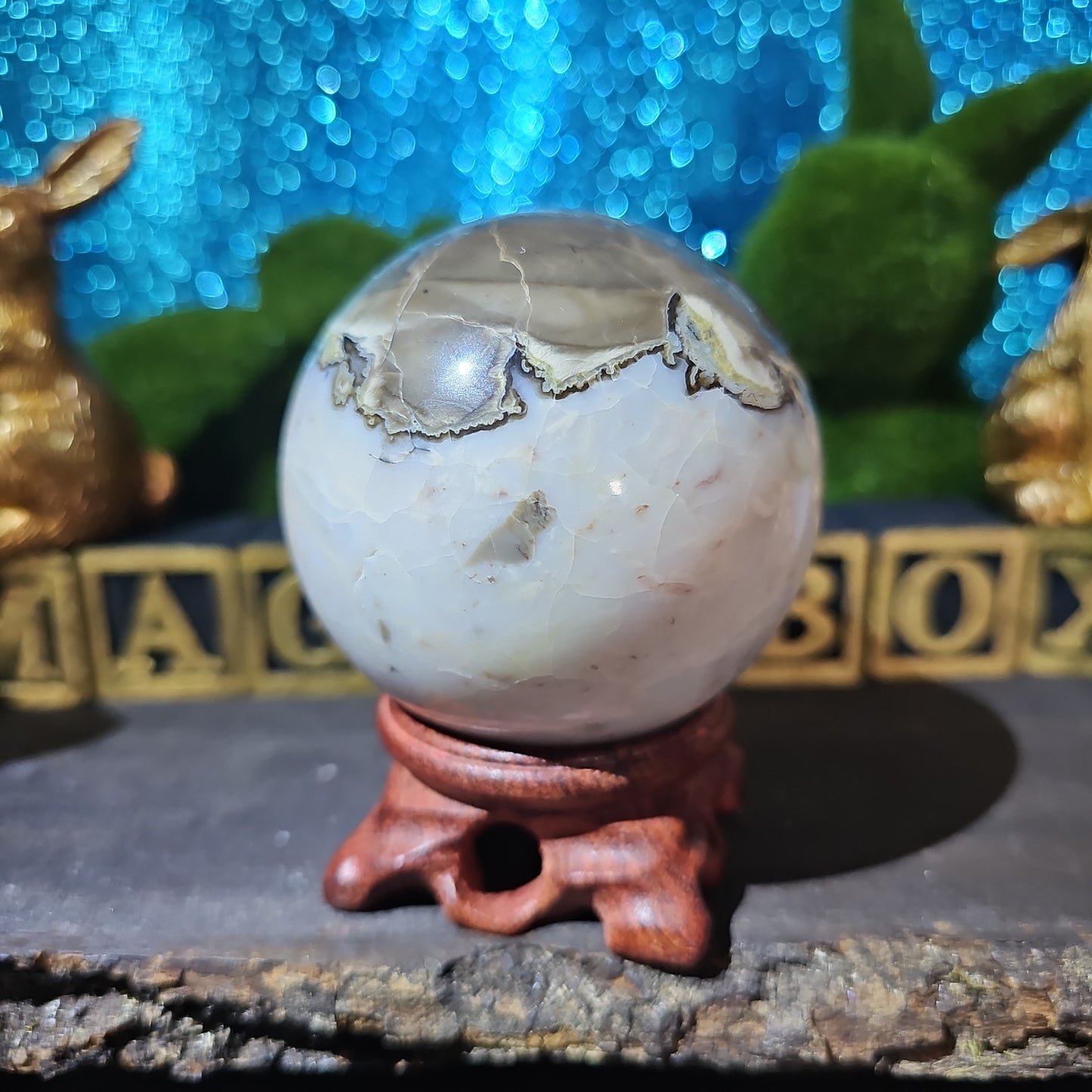 Volcanic Agate Sphere
