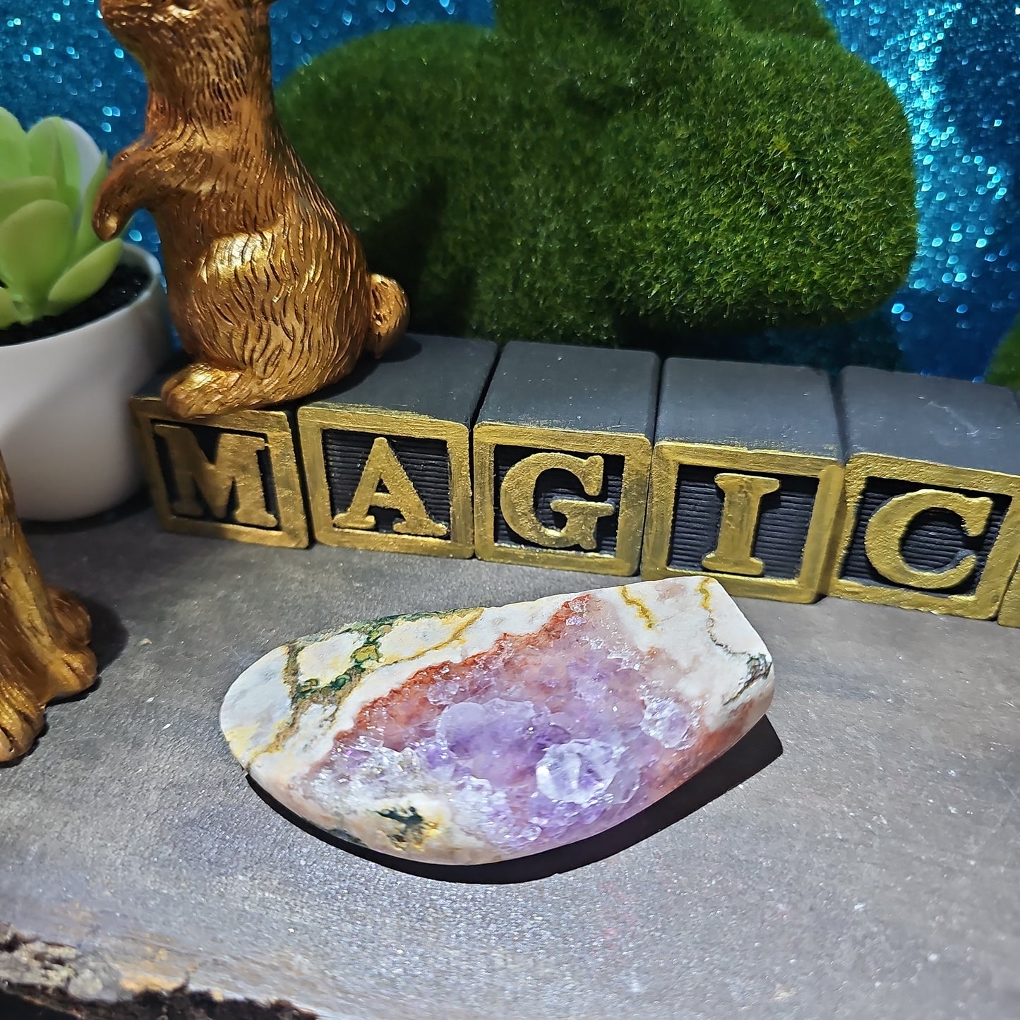 Agate Amethyst Freeform