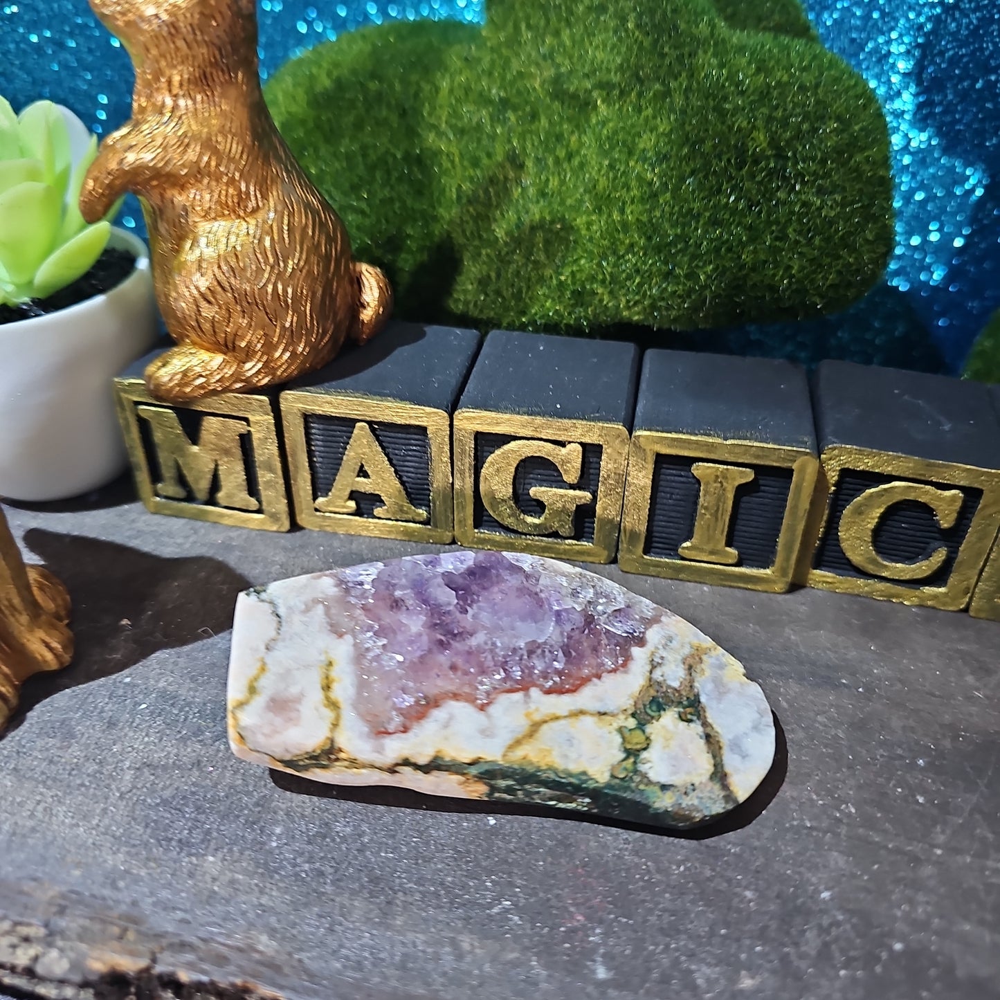 Agate Amethyst Freeform