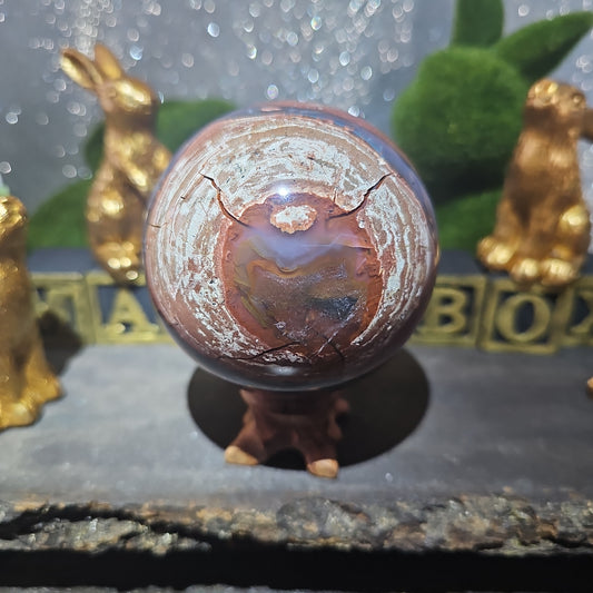 Football Agate Sphere