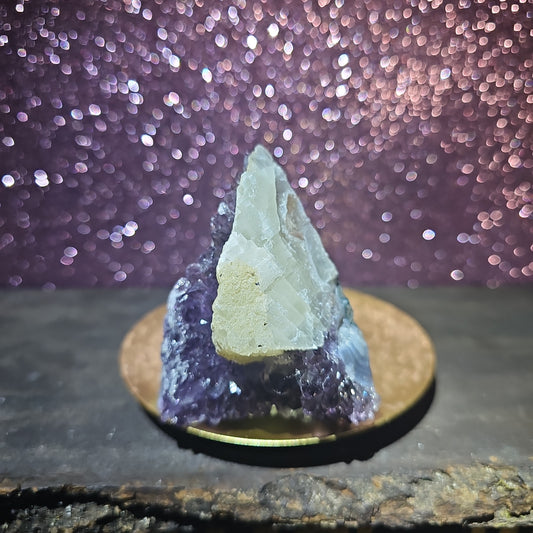 Amethyst Blue Lace Agate Freeform Geode w/ Calcite