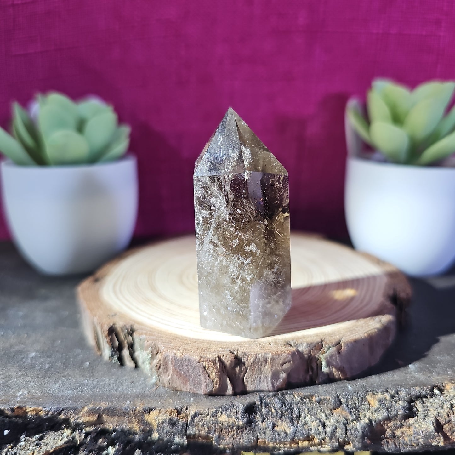 Smoky Quartz Tower