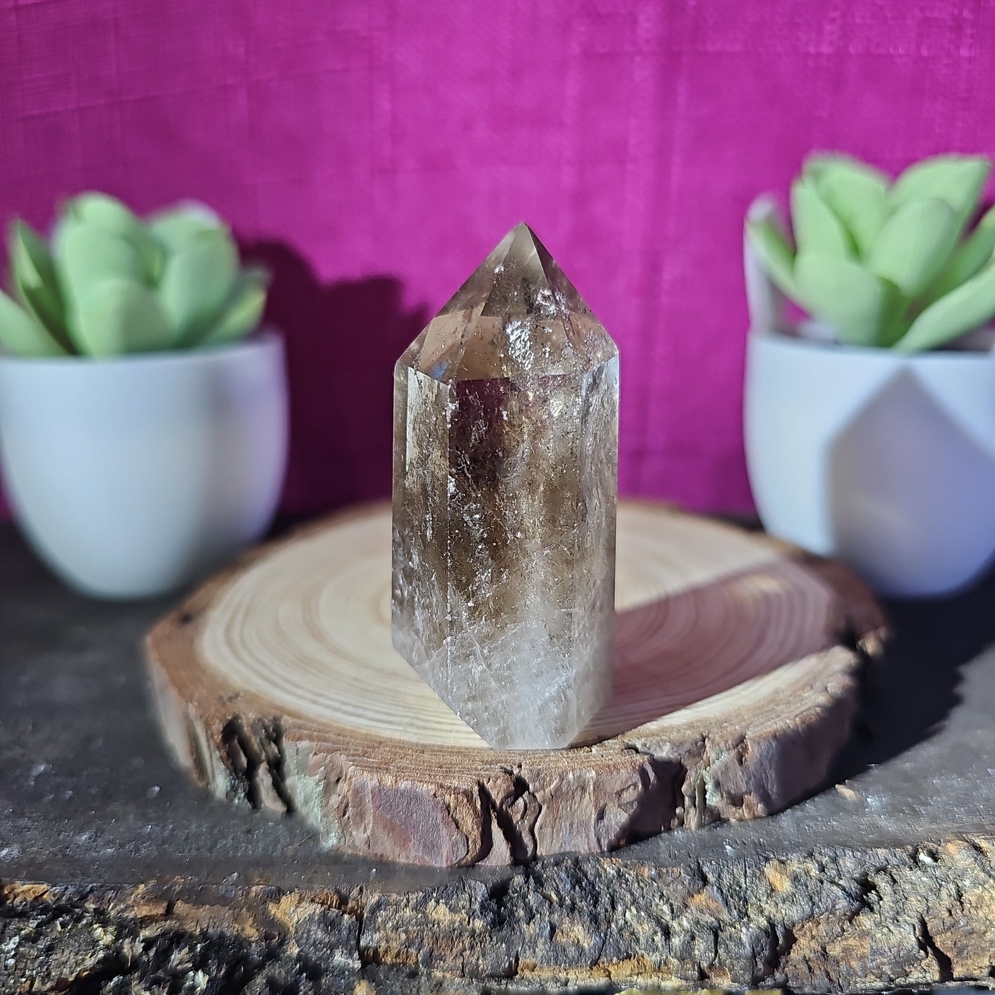 Smoky Quartz Tower