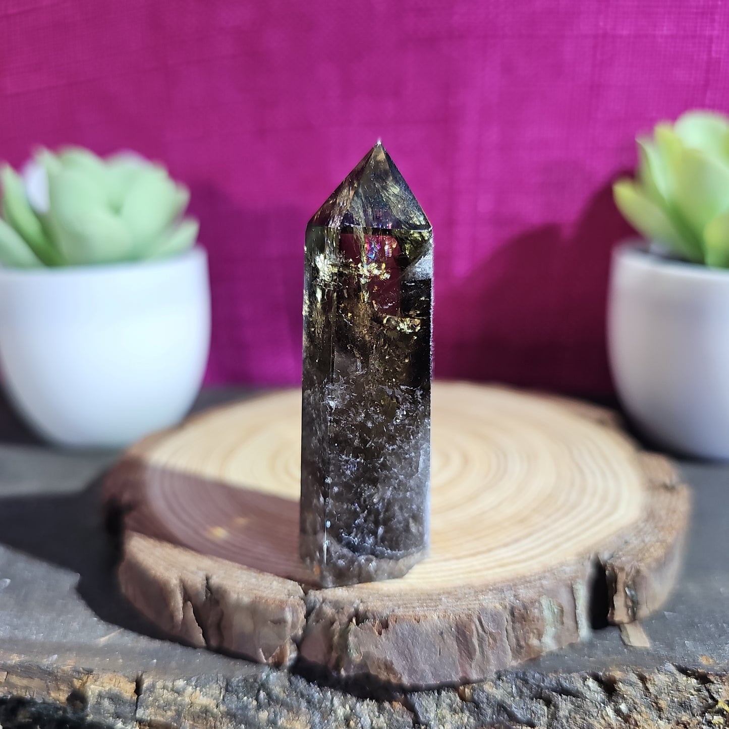 Smoky Quartz Tower