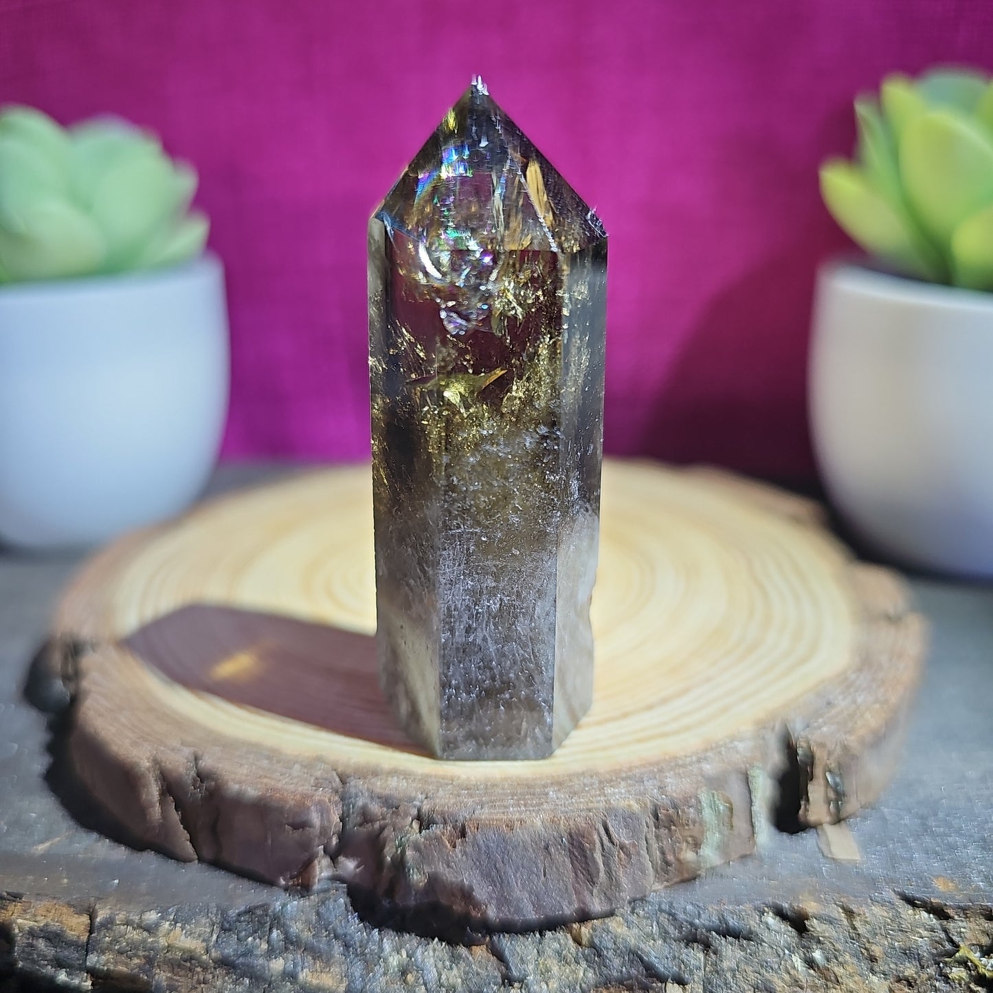Smoky Quartz Tower