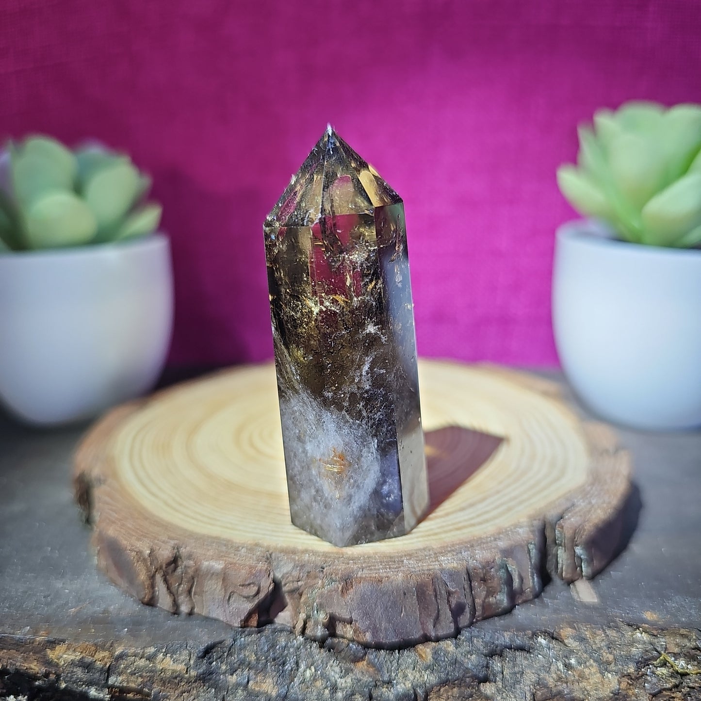 Smoky Quartz Tower