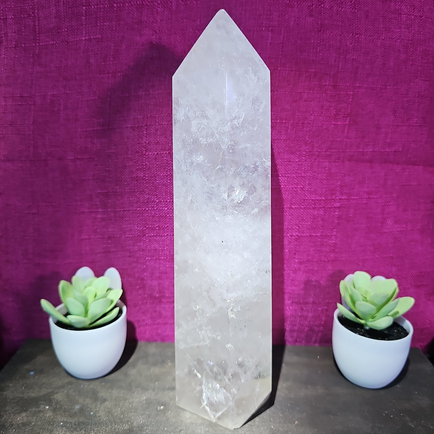 Clear Quartz Tower
